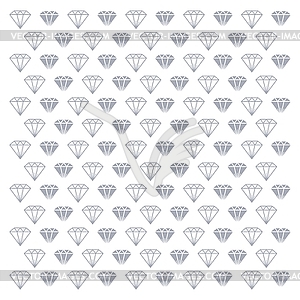 Diamond gemstone - vector image