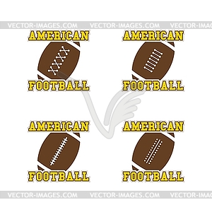 American football - vector clipart