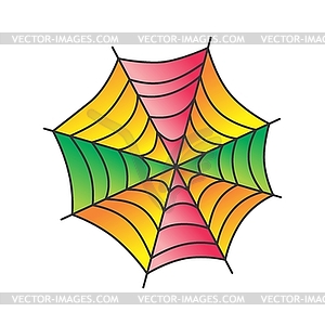 Spider web art - vector clipart
