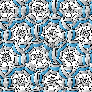 Color spiderweb art - vector image