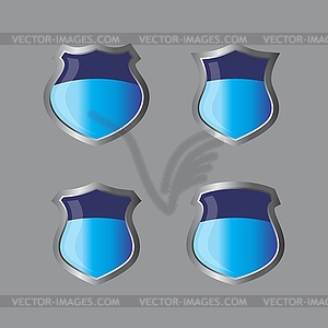 Insignia theme shield - vector image