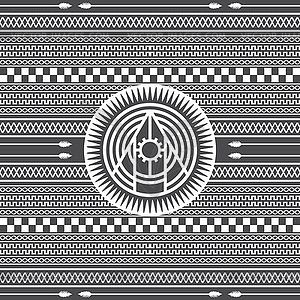 Native american pattern - vector image