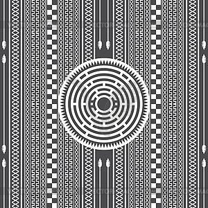 Native american pattern - vector image