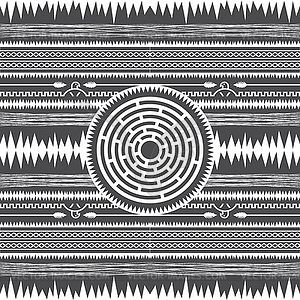 Native american pattern - vector clipart