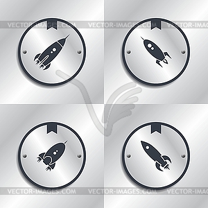 Space shuttle - vector clipart