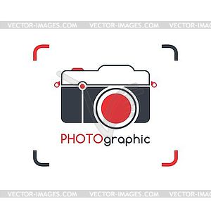 Camera art theme - vector clipart / vector image