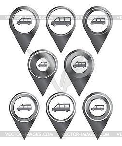 Map icon theme - vector image