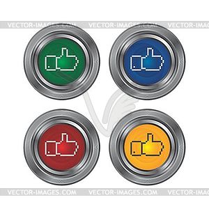 Hand gesture icon - vector clipart