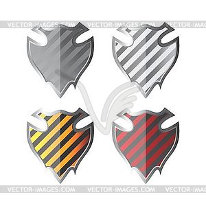 Shield art - vector clipart