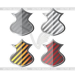 Shield art - vector image