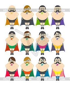 Hero cartoon character - vector clipart