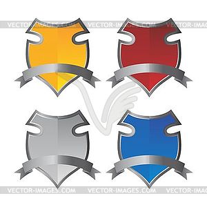 Art shield - vector clipart
