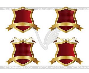 Art shield - vector clipart