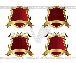 Art shield - vector clipart