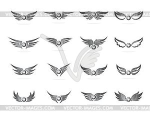 Wing art - vector clipart