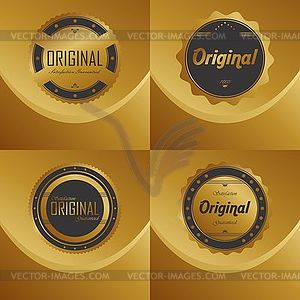 Product label sticker - vector image