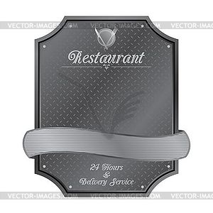 Food and drink restaurant theme - vector image