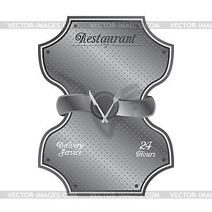 Food and drink restaurant theme - stock vector clipart