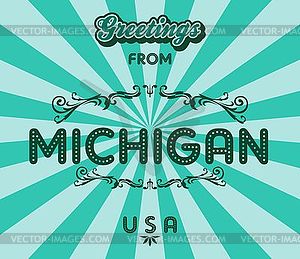 Tourism greeting theme - vector image