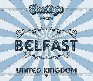 Tourism greeting theme - vector clipart / vector image