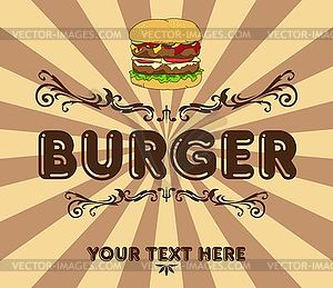 Food and drink theme - vector image