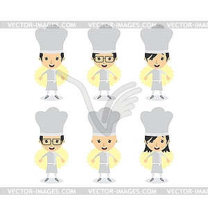 Chef cartoon character - vector clipart