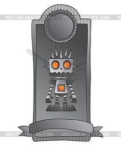 Робот - изображение в векторе / векторный клипарт