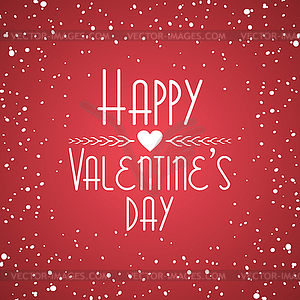 Happy valentine greetings - vector clip art