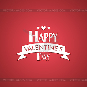 Happy valentine greetings - vector image