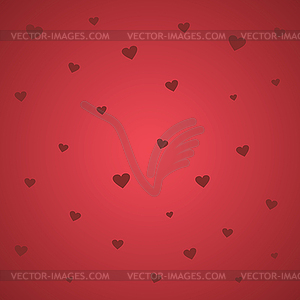 Happy valentine greetings - vector clipart / vector image