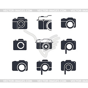 Photography theme logotype - vector clipart / vector image