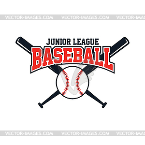 Baseball league theme - vector image