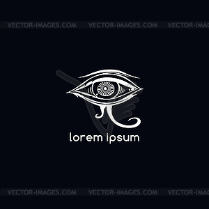 Eye vision logotype - vector clipart / vector image