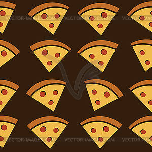 Pizza slice tasty art theme - vector clip art