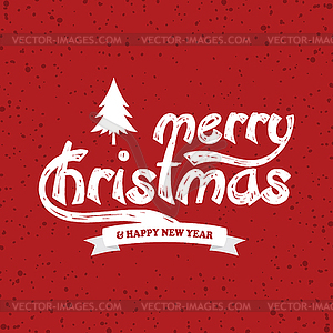 Wish you merry christmas - vector clipart