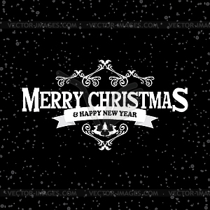 Wish you merry christmas - vector clip art