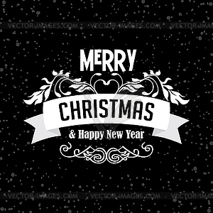 Wish you merry christmas - vector image