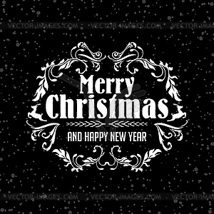 Wish you merry christmas - vector clipart