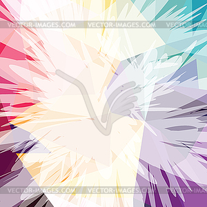 Abstract colorful triangle geometrical background - vector clip art