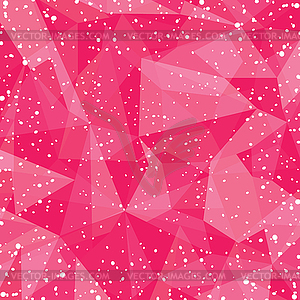 Abstract colorful triangle geometrical background - vector image