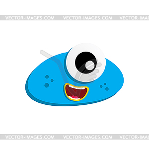 Cute adorable ugly scary funny mascot monster - vector EPS clipart