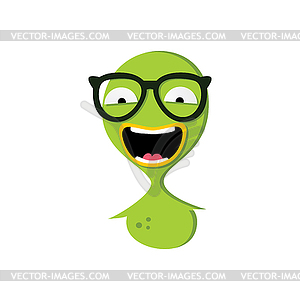 Cute adorable ugly scary funny mascot monster - vector clipart