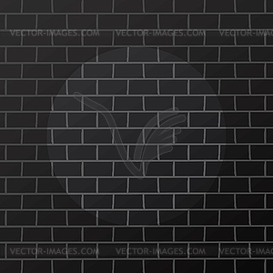 Black brick with spotlight theme background art - vector image