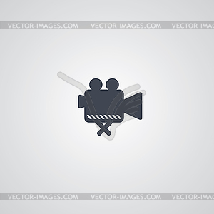 Movie logotype theme - vector image