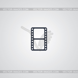 Movie logotype theme - vector clipart