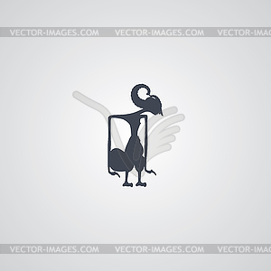 Indonesia wayang puppet - vector clipart