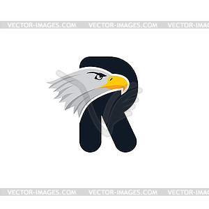 Eagle head logotype - vector image