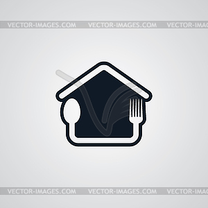 Homemade recipe logotype - vector image