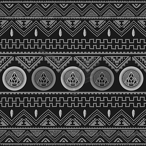 Seamless native pattern background - vector clipart