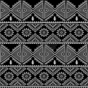 Seamless native pattern background - vector image